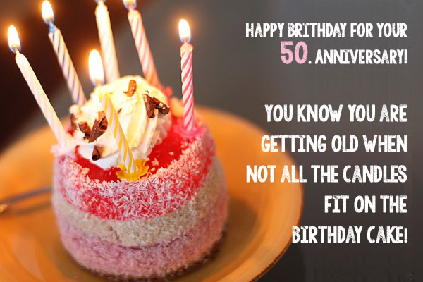 Funny 50th Birthday Wish