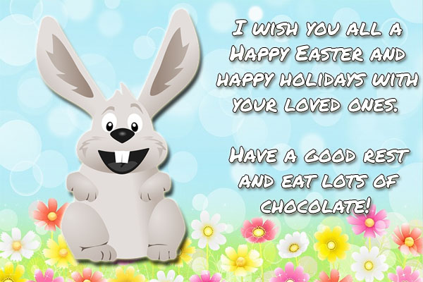 Kids Easter Wishes Image