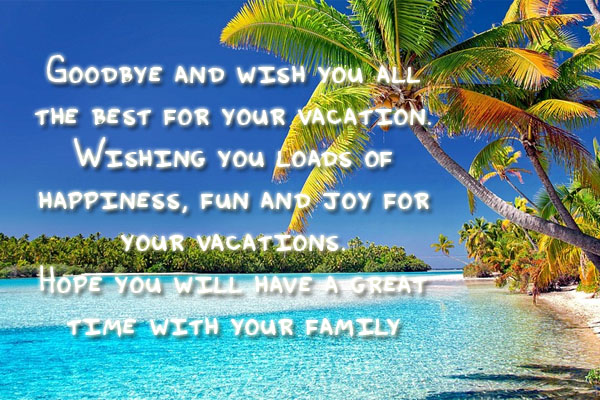 WhatsApp Vacation Wish
